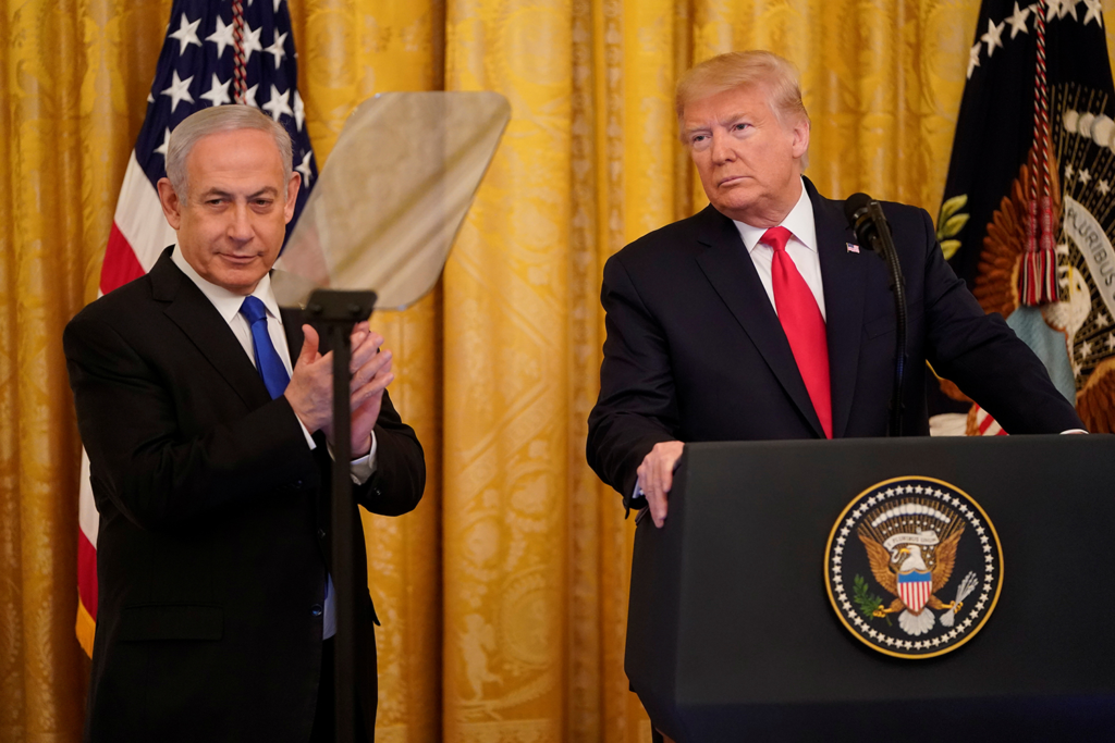 Дональд Трамп та Беньямін Нетаньягу
