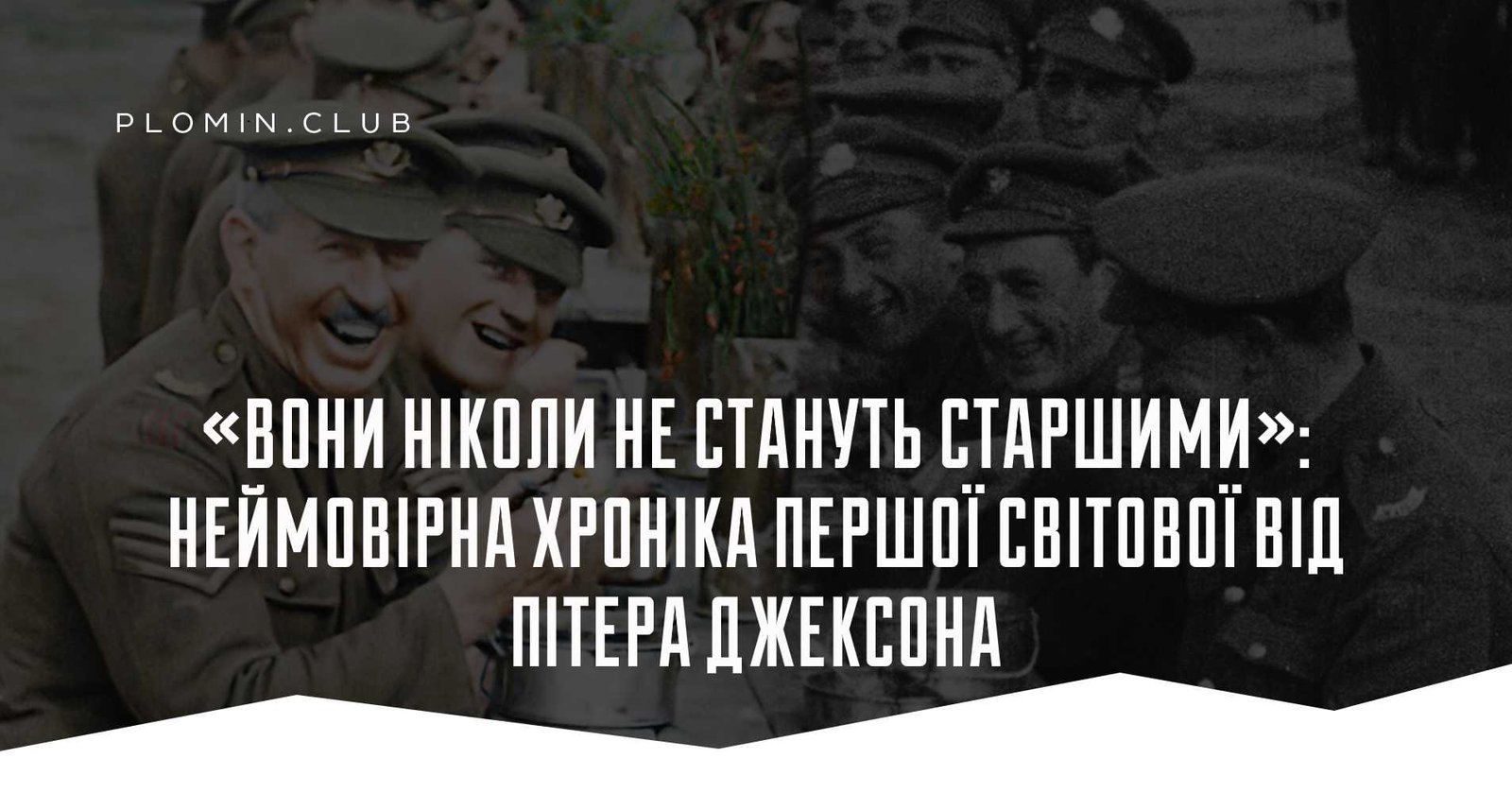 They Shall Not Grow Old