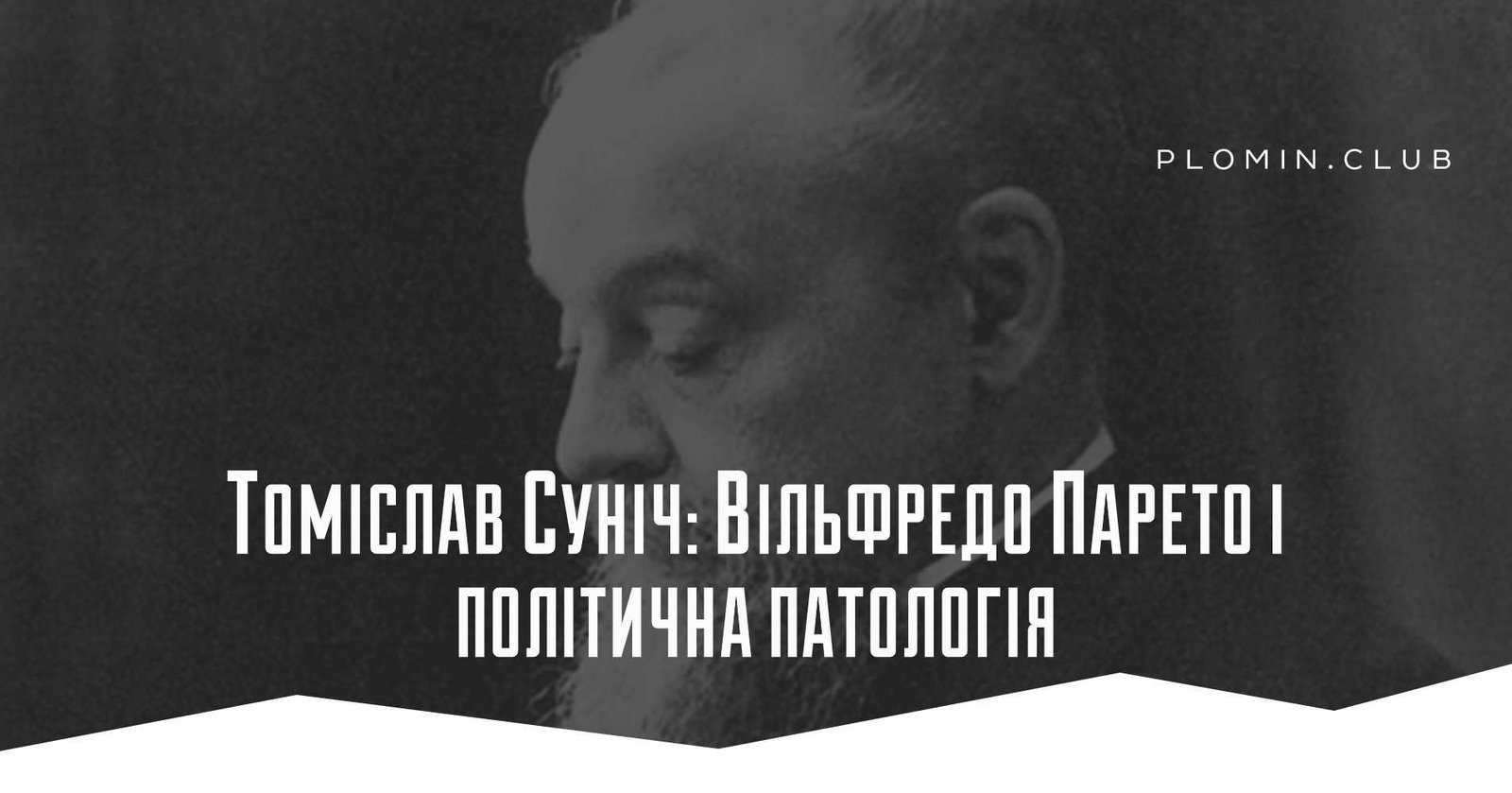 Томіслав Суніч: Вільфредо Парето і політична патологія